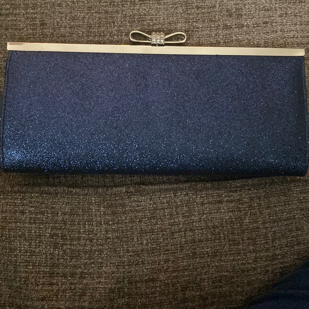 Navy Blue Sparkling Evening purse